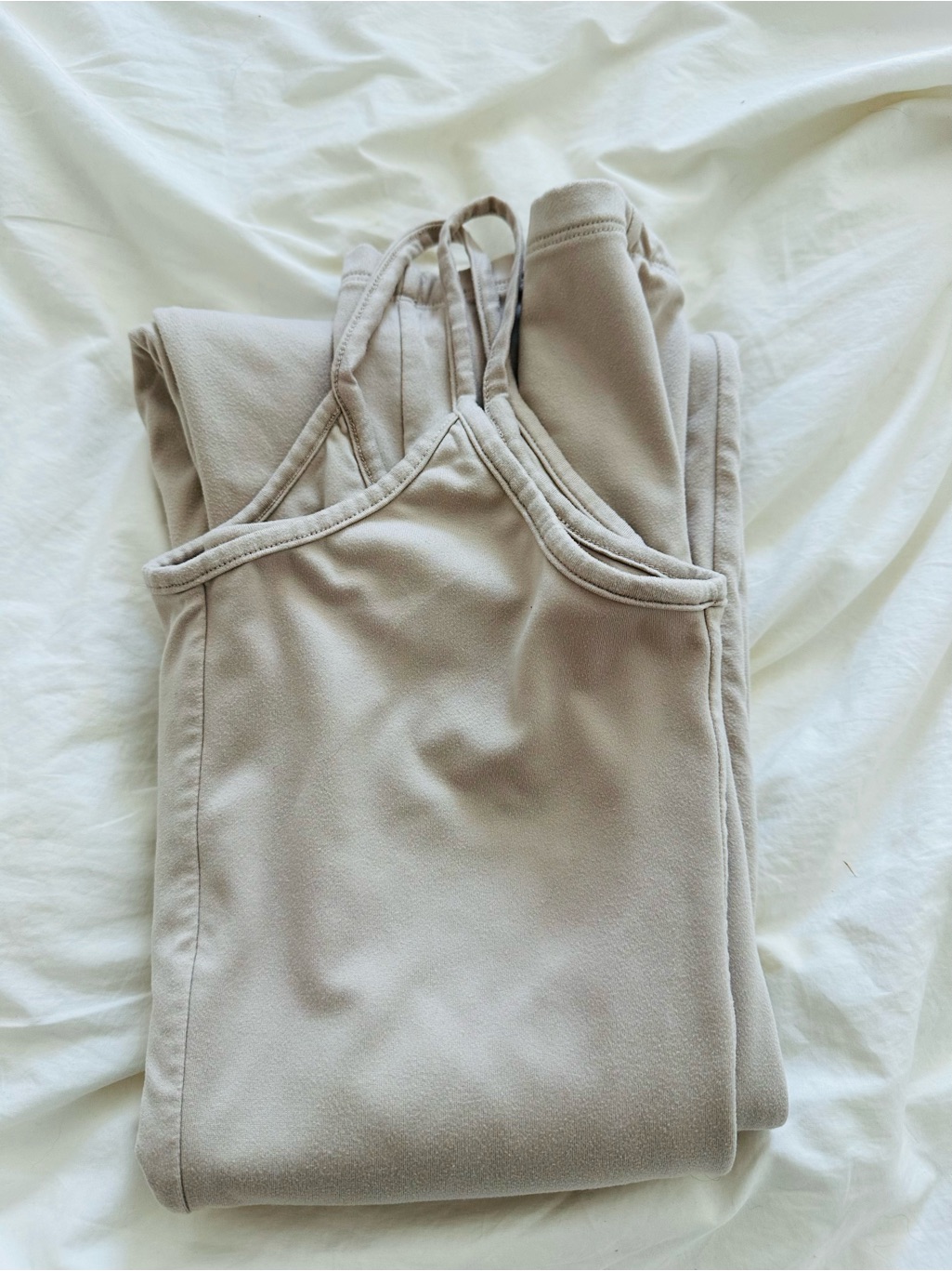 Bumpsuit In Beige Kate Style Size Medium — image 3 of 3